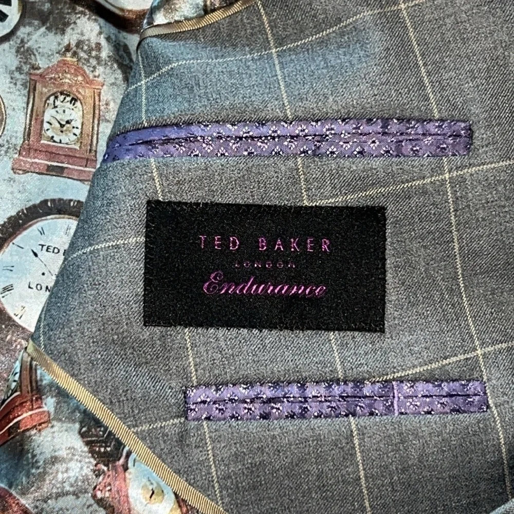 TED BAKER of LONDON Men's Endurance Jacket Blazer Sport Coat, Soft Gray, Size M
